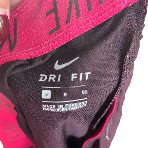 Nike Dri-Fit Women’s Maroon and Pink Shorts Size Small - Picture 3 of 3